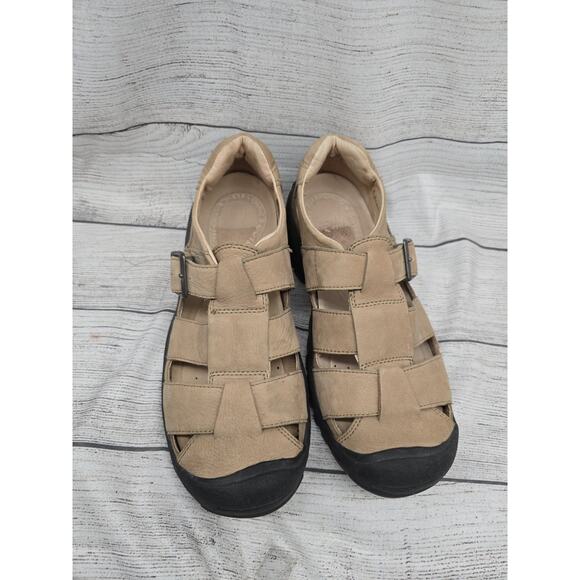 Mens Keen XT Fisherman Brown Leather Casual Comfort Sandals Size 9.5 M EUC - Picture 2 of 10